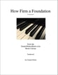 How Firm a Foundation piano sheet music cover